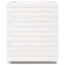 plantekasse 40x40x49,5 cm massivt fyrretræ hvid