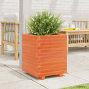 plantekasse 40x40x49,5 cm massivt fyrretræ gyldenbrun