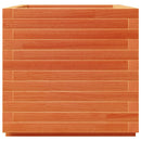 plantekasse 50x50x49,5 cm massivt fyrretræ gyldenbrun