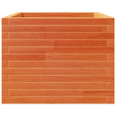 plantekasse 60x60x49,5 cm massivt fyrretræ gyldenbrun