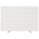 plantekasse 70x40x49,5 cm massivt fyrretræ hvid