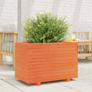 plantekasse 70x40x49,5 cm massivt fyrretræ gyldenbrun