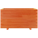 plantekasse 90x40x49,5 cm massivt fyrretræ gyldenbrun