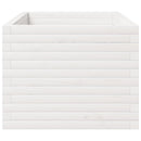 plantekasse 90x60x49,5 cm massivt fyrretræ hvid