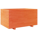 plantekasse 90x60x49,5 cm massivt fyrretræ gyldenbrun