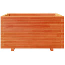 plantekasse 90x60x49,5 cm massivt fyrretræ gyldenbrun