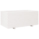 plantekasse 110x60x49,5 cm massivt fyrretræ hvid