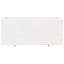 plantekasse 110x60x49,5 cm massivt fyrretræ hvid