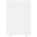 plantekasse 50x50x72,5 cm massivt fyrretræ hvid