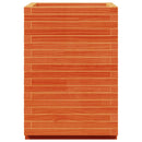 plantekasse 50x50x72,5 cm massivt fyrretræ gyldenbrun