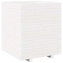 plantekasse 60x60x72,5 cm massivt fyrretræ hvid
