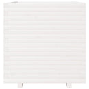 plantekasse 70x70x72,5 cm massivt fyrretræ hvid