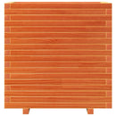 plantekasse 70x40x72,5 cm massivt fyrretræ gyldenbrun