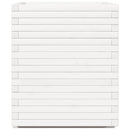 plantekasse 90x60x72,5 cm massivt fyrretræ hvid
