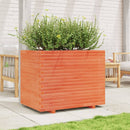 plantekasse 90x60x72,5 cm massivt fyrretræ gyldenbrun