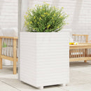 plantekasse 50x50x72 cm massivt fyrretræ hvid