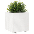 plantekasse 70x70x72 cm massivt fyrretræ hvid