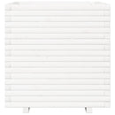 plantekasse 70x70x72 cm massivt fyrretræ hvid