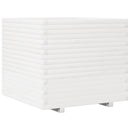 plantekasse 80x80x72 cm massivt fyrretræ hvid