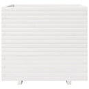 plantekasse 80x80x72 cm massivt fyrretræ hvid
