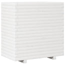 plantekasse 70x40x72 cm massivt fyrretræ hvid