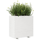 plantekasse 70x40x72 cm massivt fyrretræ hvid