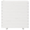 plantekasse 70x40x72 cm massivt fyrretræ hvid