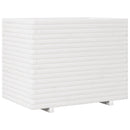plantekasse 90x60x72 cm massivt fyrretræ hvid