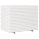 plantekasse 90x60x72 cm massivt fyrretræ hvid