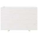 plantekasse 110x60x72 cm massivt fyrretræ hvid
