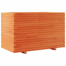 plantekasse 110x60x72 cm massivt fyrretræ gyldenbrun