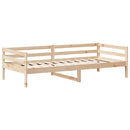 daybed med tag 80x200 cm massivt fyrretræ