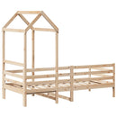 daybed med tag 80x200 cm massivt fyrretræ