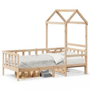 daybed med tag 80x200 cm massivt fyrretræ
