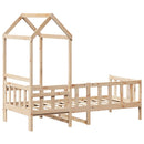 daybed med tag 80x200 cm massivt fyrretræ