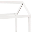 daybed med tag 80x200 cm massivt fyrretræ hvid