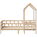 daybed med tag 80x200 cm massivt fyrretræ