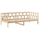 daybed med tag 80x200 cm massivt fyrretræ