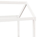 daybed med tag 80x200 cm massivt fyrretræ hvid