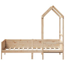 daybed med tag 80x200 cm massivt fyrretræ