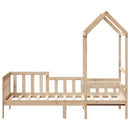 daybed med tag 80x200 cm massivt fyrretræ