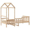 daybed med tag 80x200 cm massivt fyrretræ