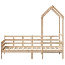 daybed med tag 80x200 cm massivt fyrretræ