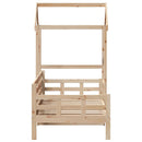 daybed med tag 80x200 cm massivt fyrretræ