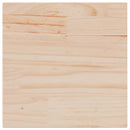 bordplade 40x40x1,7 cm firkantet massivt fyrretræ