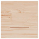 bordplade 40x40x1,7 cm firkantet massivt fyrretræ