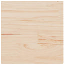 bordplade 50x50x1,7 cm firkantet massivt fyrretræ