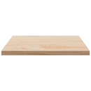 bordplade 50x50x1,7 cm firkantet massivt fyrretræ