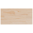 bordplader 2 stk. 70x35x1,7 cm rektangulær massivt fyrretræ