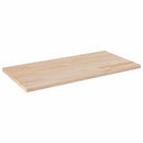 bordplade 100x50x1,7 cm rektangulær massivt fyrretræ